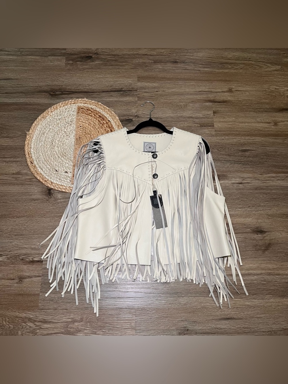 DOUBLE D RANCH Sonora Vest Genuine Leather NWT Retail $665 - Picture 2 of 9